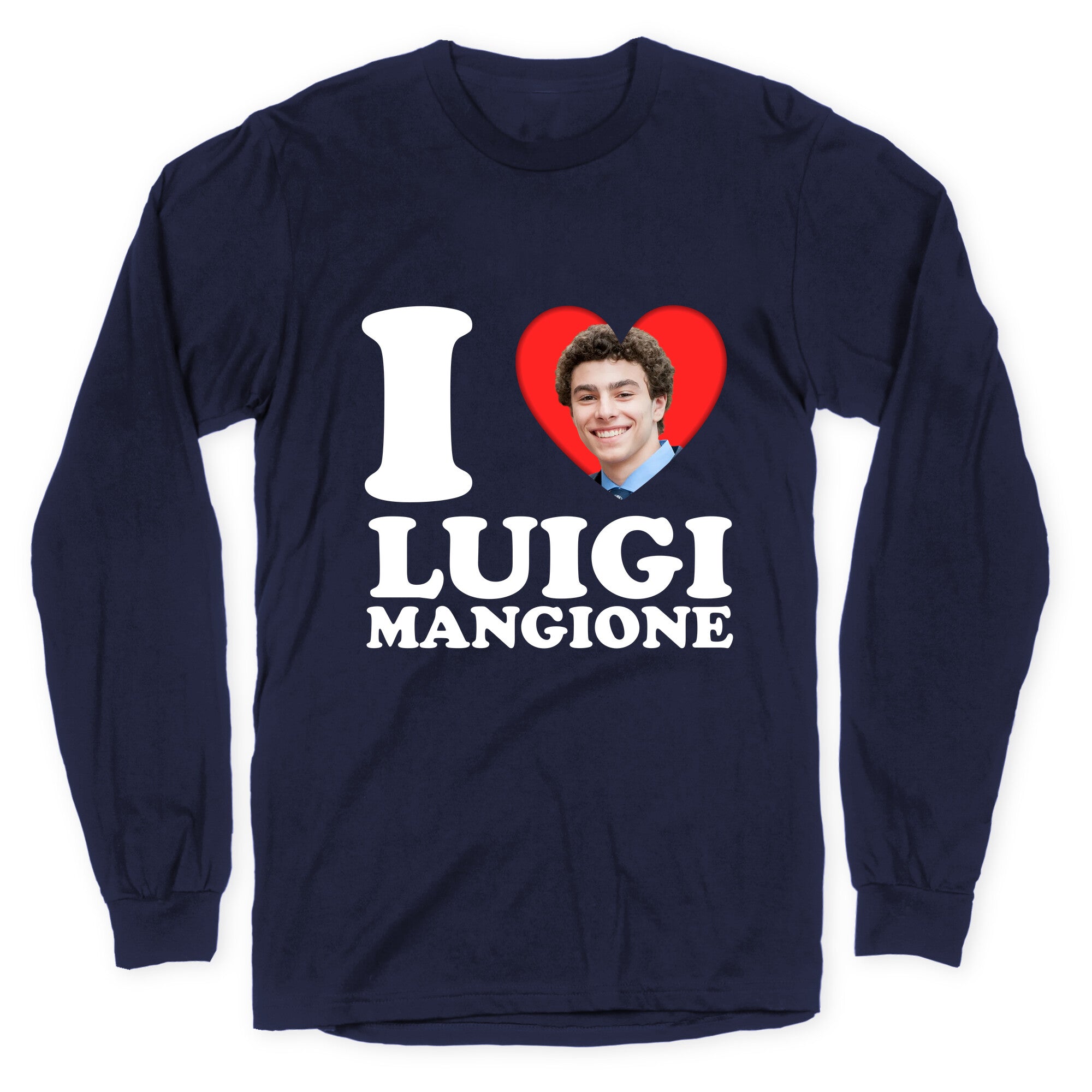 I Heart Luigi Mangione Longsleeve Tee